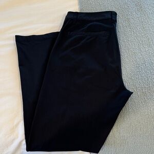 RHONE Men's Elegant Black Dress Pants